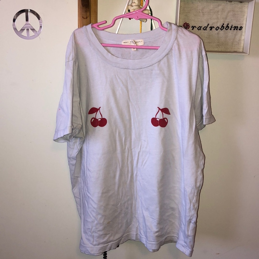 Truly Madly Deeply Cherry Tee